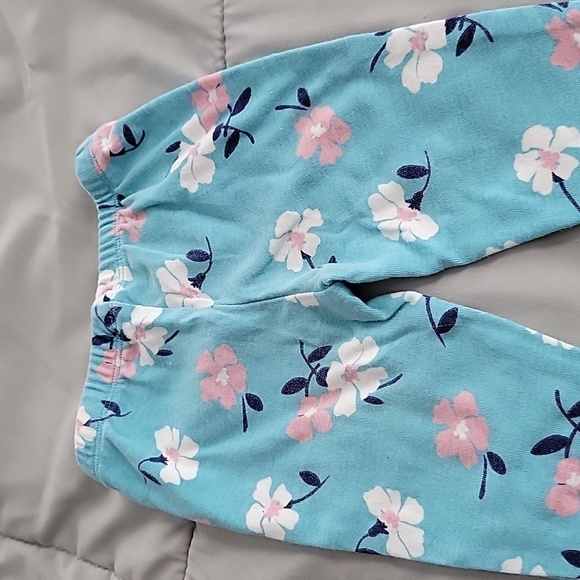 Carter's Baby Girl's Floral Pants - Picture 8 of 8